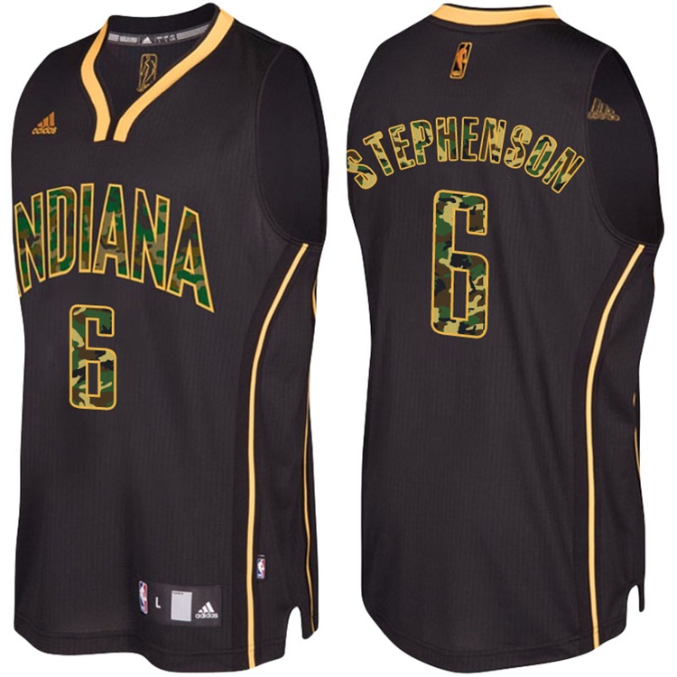 Lance Stephenson Indiana Pacers #6 Black Camo Fashio Swingman Jersey Lance Stephenson Indiana Pacers #6 Black Camo Fashio Swingman Jersey