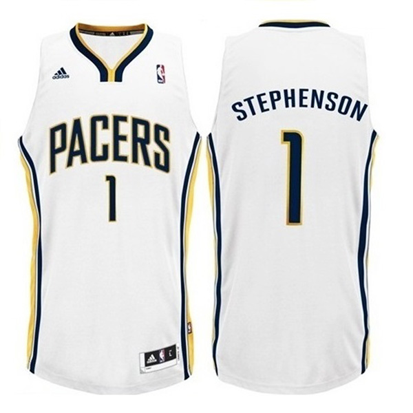 Lance Stephenson Indiana Pacers #1 Revolution 30 Swingman Home White Jersey