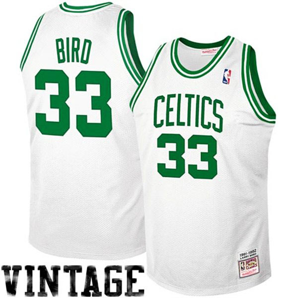 Larry Bird Boston Celtics #33 1992 Hardwood Classics Jersey