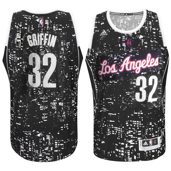 Los Angeles Clippers #32 Blake Griffin City Lights Black Swingman Jersey