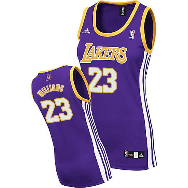 Women's Lou Williams Los Angeles Lakers #23 Purple Jersey