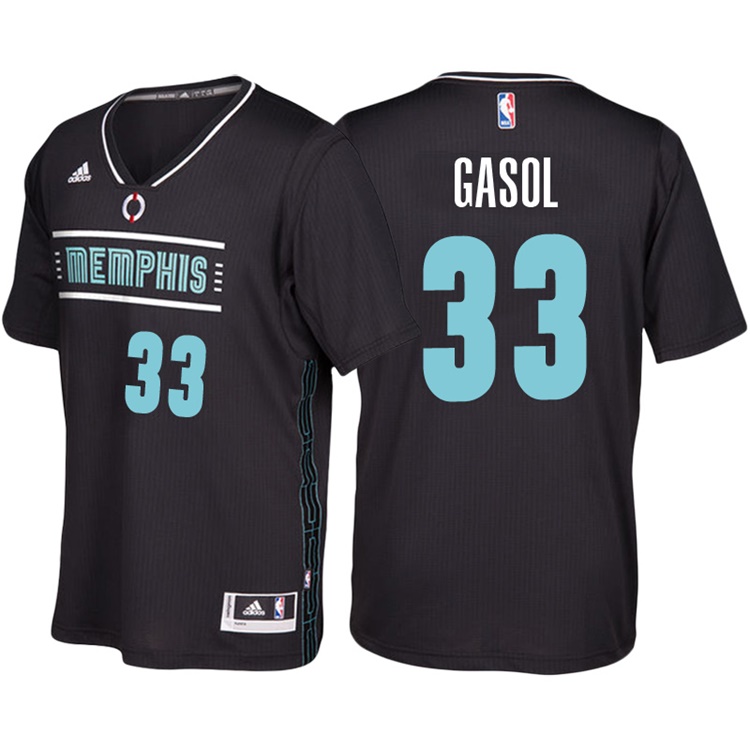 Marc Gasol Memphis Grizzlies #33 Black MLK50 Pride Sleeved Swingman Jersey