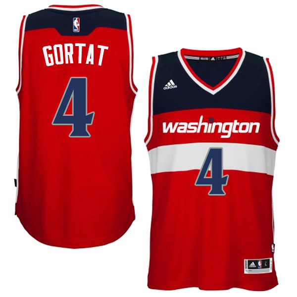 Marcin Gortat Washington Wizards #4 2014-15 New Swingman Road Red Jersey
