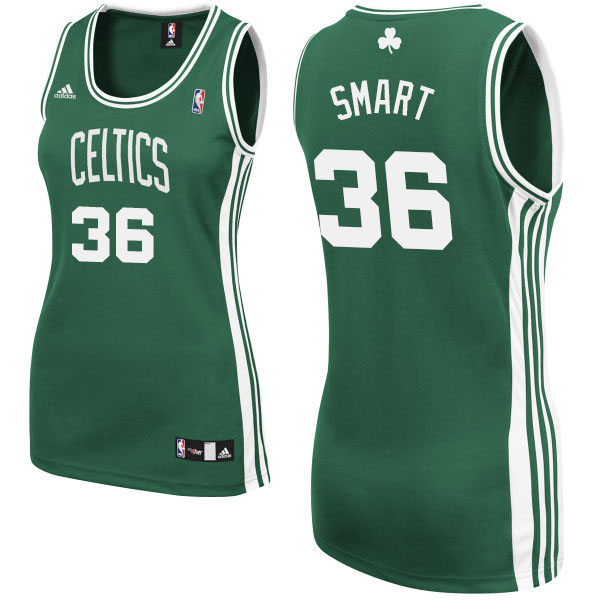 Women's Marcus Smart Boston Celtics #36 Green Jersey Women's Marcus Smart Boston Celtics #36 Green Jersey