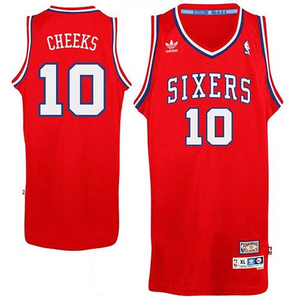 Maurice Cheeks Philadelphia 76ers Hardwood Classics Soul Swingman Throwback Red Jersey