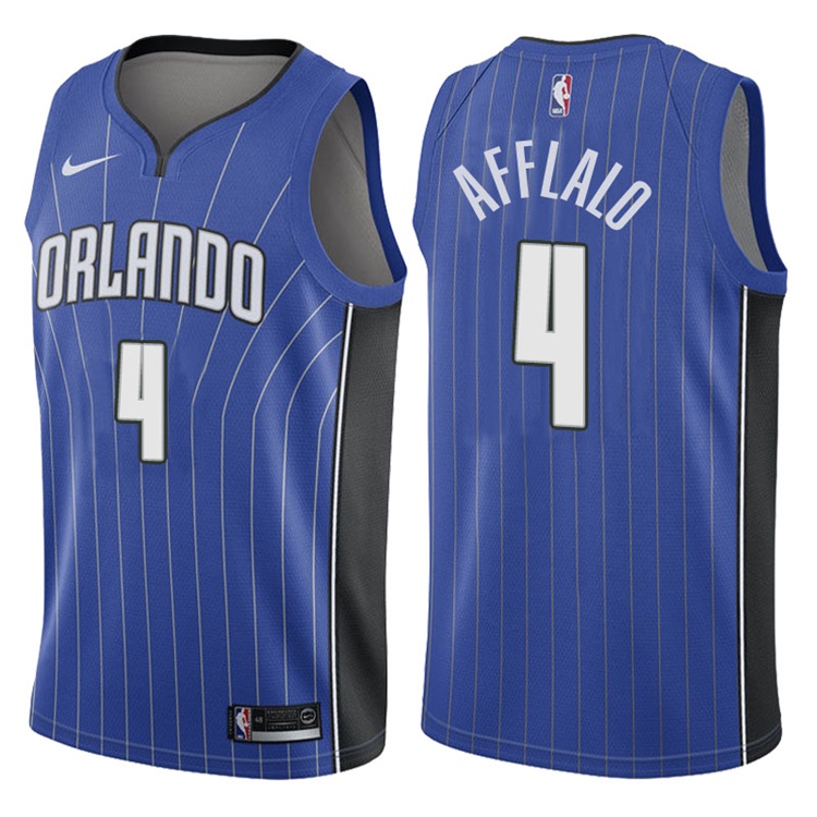 2017-18 Season Arron Afflalo Orlando Magic #4 Icon Blue Swingman Jersey