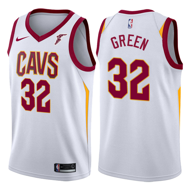 2017-18 Season Jeff Green Cleveland Cavaliers #32 Association White Swingman Jersey
