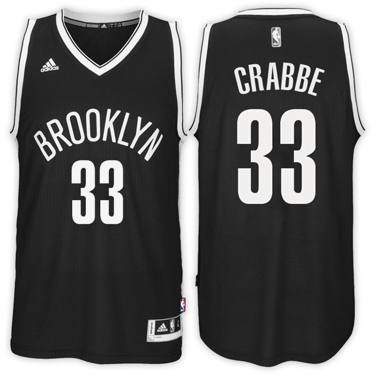 Allen Crabbe Brooklyn Nets #33 Road Black New Swingman Jersey Allen Crabbe Brooklyn Nets #33 Road Black New Swingman Jersey