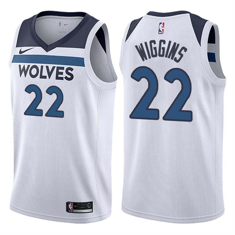 2017-18 Season Andrew Wiggins Minnesota Timberwolves #22 Association White Swingman Jersey 2017-18 Season Andrew Wiggins Minnesota Timberwolves #22 Association White Swingman Jersey