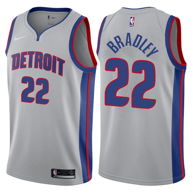 2017-18 Season Avery Bradley Detroit Pistons #22 Statement Gray Swingman Jersey