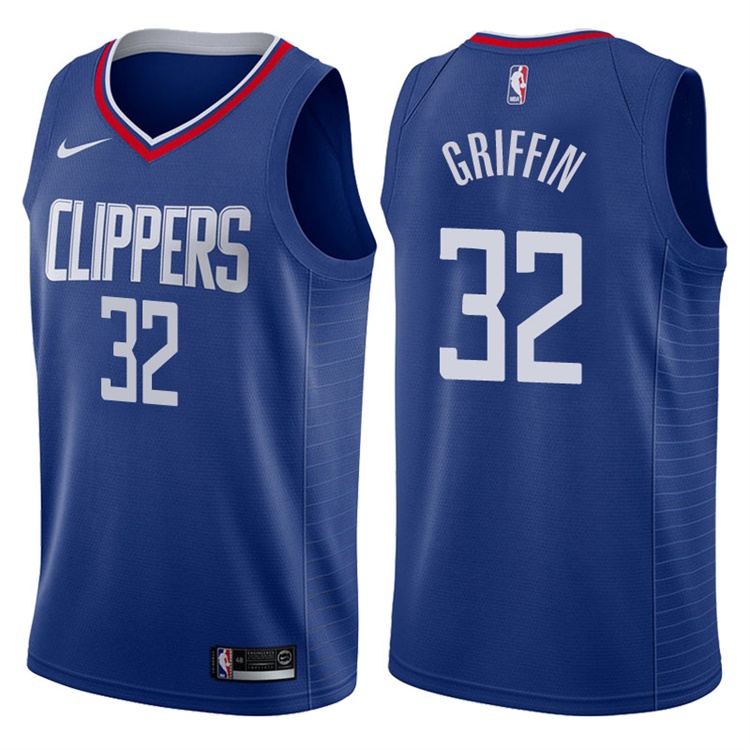 2017-18 Season Blake Griffin Los Angeles Clippers #32 Icon Blue Swingman Jersey