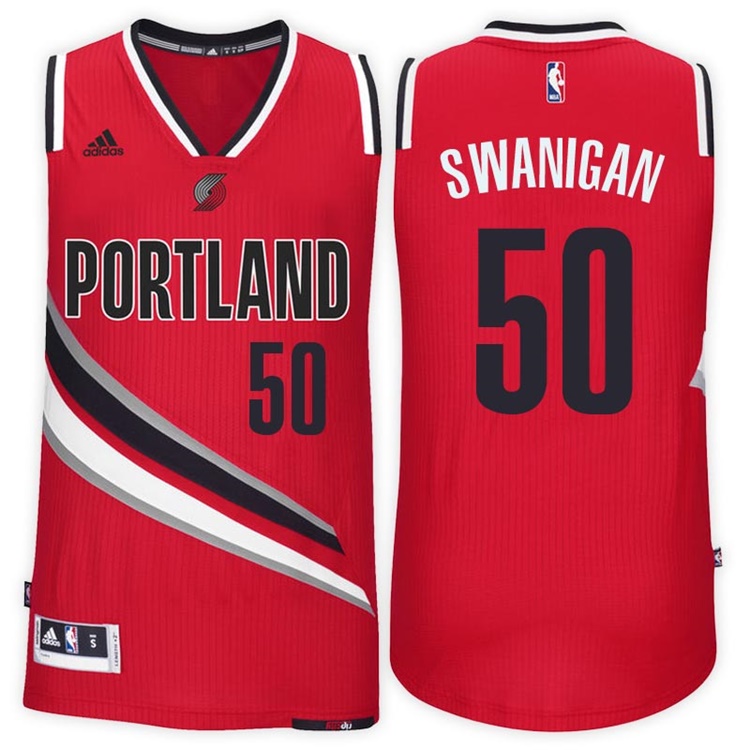 Caleb Swanigan Portland Trail Blazers #50 Alternate Red New Swingman Jersey Caleb Swanigan Portland Trail Blazers #50 Alternate Red New Swingman Jersey