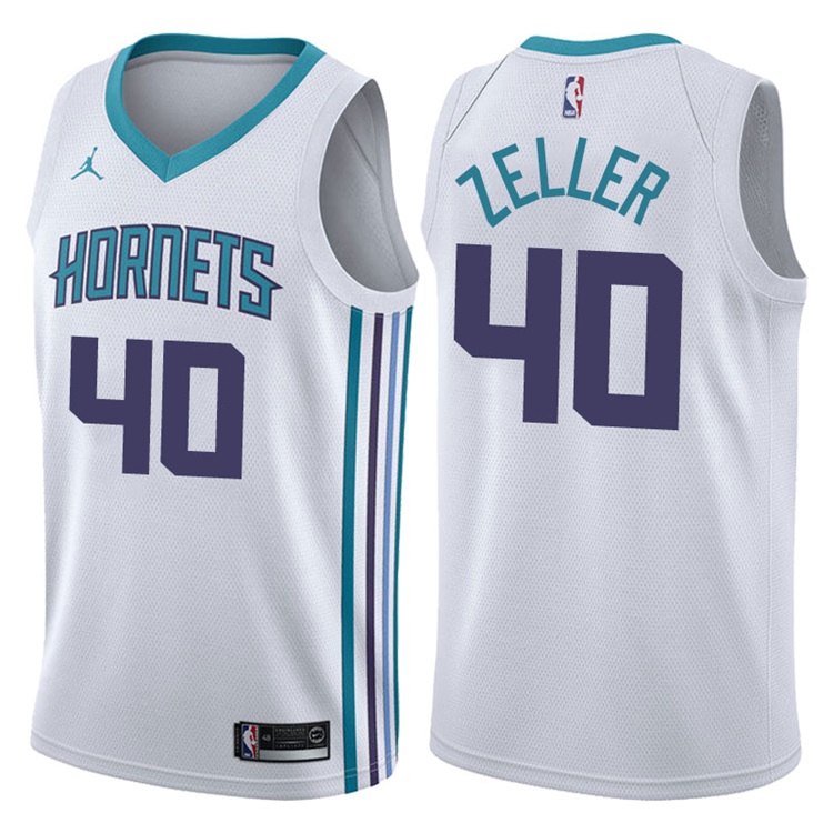 2017-18 Season Cody Zeller Charlotte Hornets #40 Association White Swingman Jersey