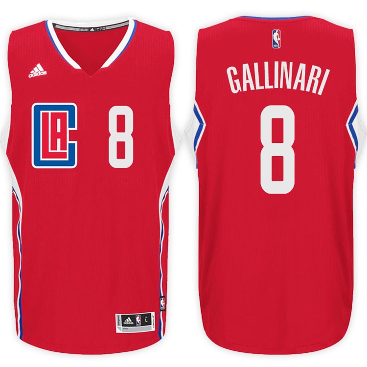 Danilo Gallinari Los Angeles Clippers #8 Road Red New Swingman Jersey Danilo Gallinari Los Angeles Clippers #8 Road Red New Swingman Jersey