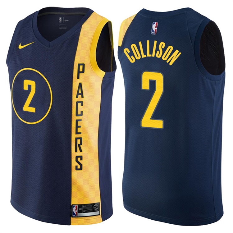 2017-18 Season Darren Collison Indiana Pacers #2 City Edition Navy Swingman Jersey 2017-18 Season Darren Collison Indiana Pacers #2 City Edition Navy Swingman Jersey