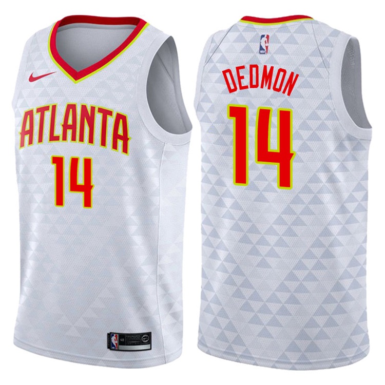 2017-18 Season Dewayne Dedmon Atlanta Hawks #14 Association White Swingman Jersey 2017-18 Season Dewayne Dedmon Atlanta Hawks #14 Association White Swingman Jersey