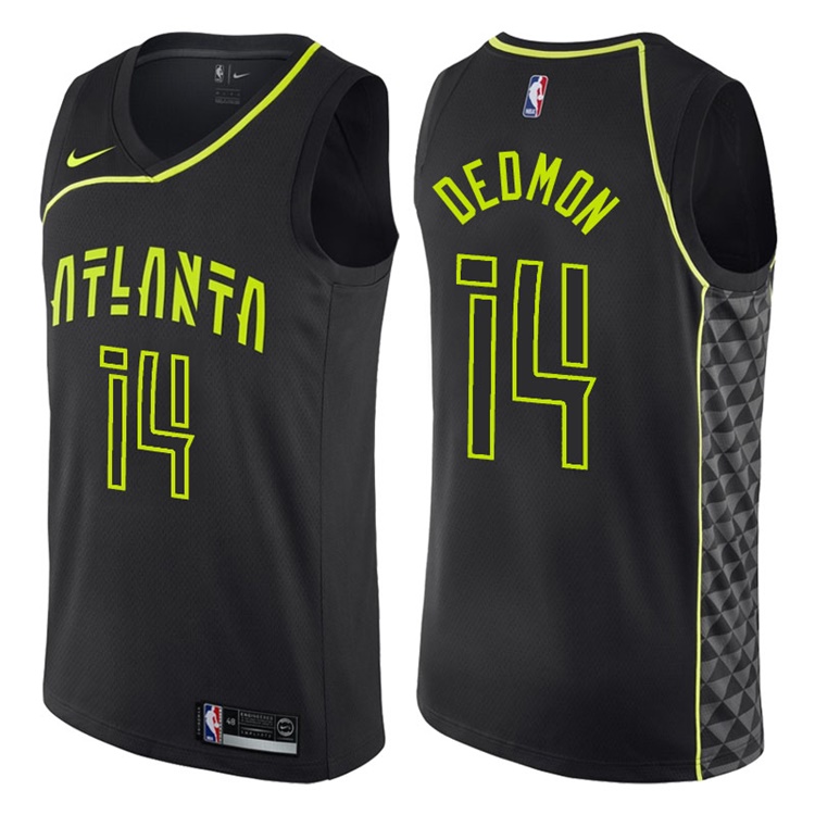 2017-18 Season Dewayne Dedmon Atlanta Hawks #14 City Edition Black Swingman Jersey 2017-18 Season Dewayne Dedmon Atlanta Hawks #14 City Edition Black Swingman Jersey