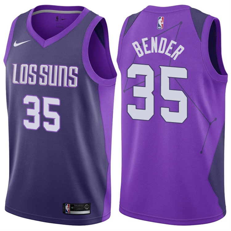 2017-18 Season Dragan Bender Phoenix Suns #35 City Edition Purple Swingman Jersey 2017-18 Season Dragan Bender Phoenix Suns #35 City Edition Purple Swingman Jersey