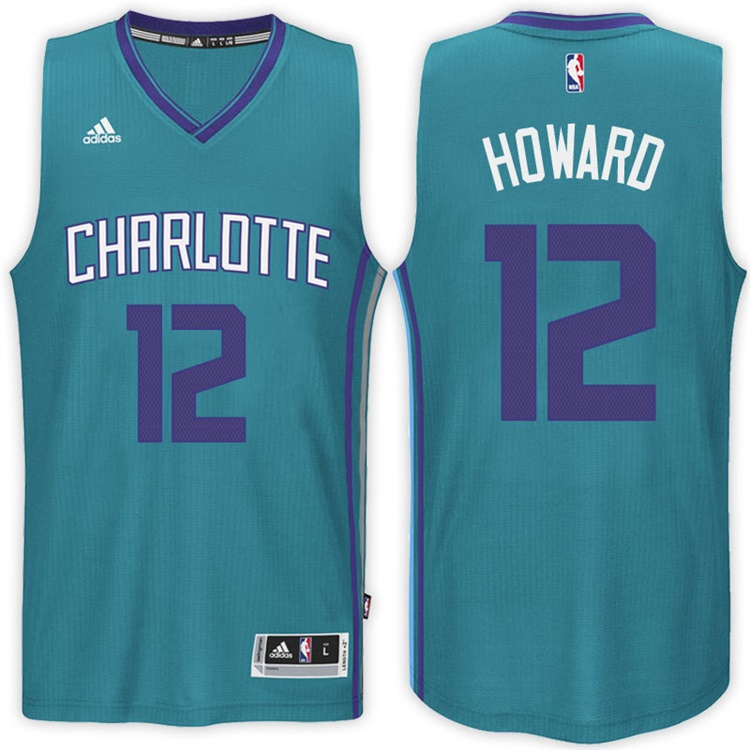 Dwight Howard Charlotte Hornets #12 Alternate Teal New Swingman Jersey Dwight Howard Charlotte Hornets #12 Alternate Teal New Swingman Jersey