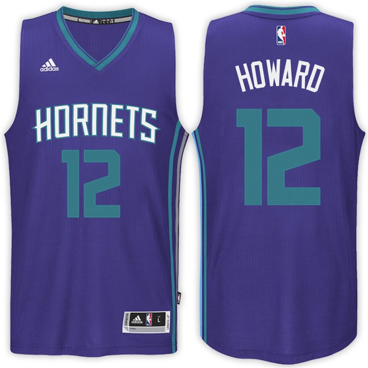 Dwight Howard Charlotte Hornets #12 Road Purple New Swingman Jersey Dwight Howard Charlotte Hornets #12 Road Purple New Swingman Jersey