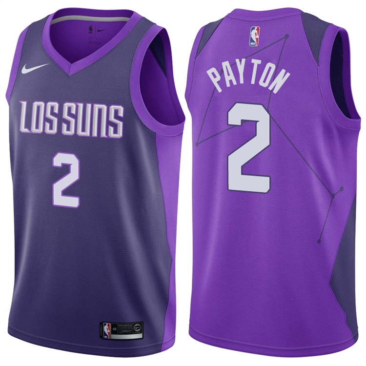 2017-18 Season Elfrid Payton Phoenix Suns #2 City Edition Purple Swingman Jersey 2017-18 Season Elfrid Payton Phoenix Suns #2 City Edition Purple Swingman Jersey