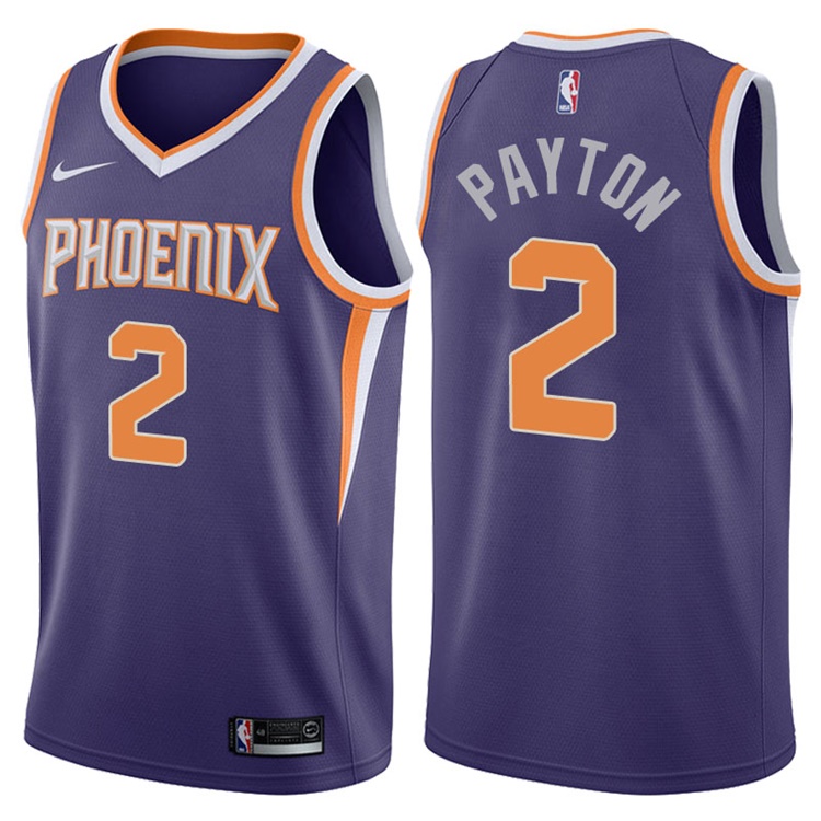 2017-18 Season Elfrid Payton Phoenix Suns #2 Icon Purple Swingman Jersey