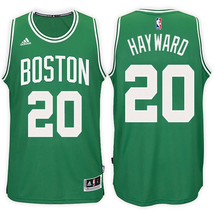 Gordon Hayward Boston Celtics #20 Road Green New Swingman Jersey