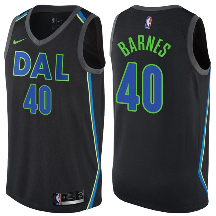 2017-18 Season Harrison Barnes Dallas Mavericks #40 City Edition Black Swingman Jersey 2017-18 Season Harrison Barnes Dallas Mavericks #40 City Edition Black Swingman Jersey