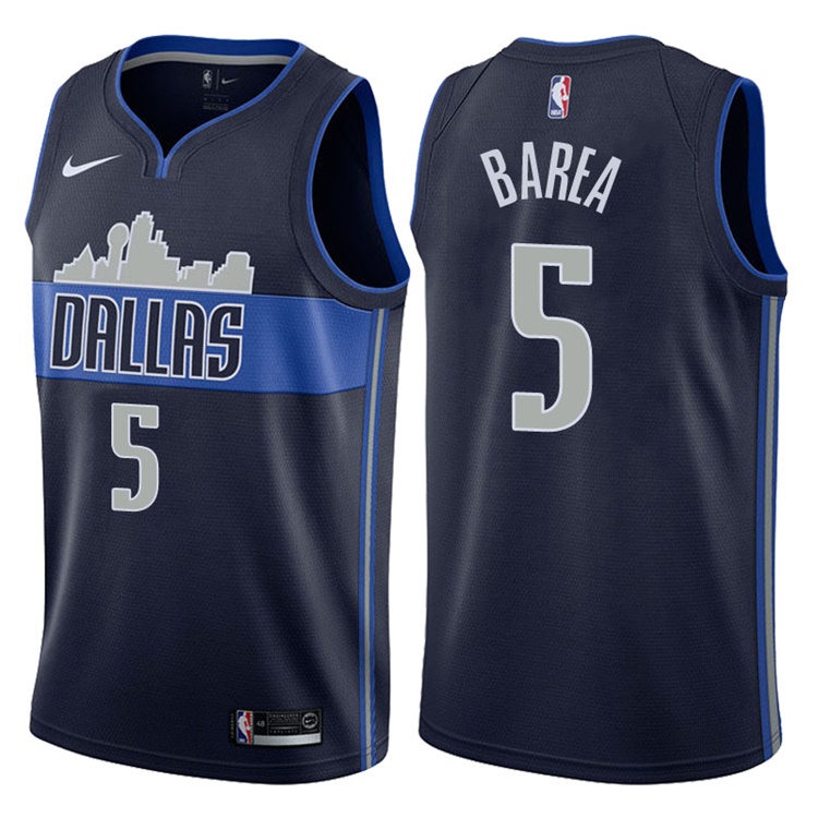 2017-18 Season J.J. Barea Dallas Mavericks #5 Statement Navy Swingman Jersey 2017-18 Season J.J. Barea Dallas Mavericks #5 Statement Navy Swingman Jersey