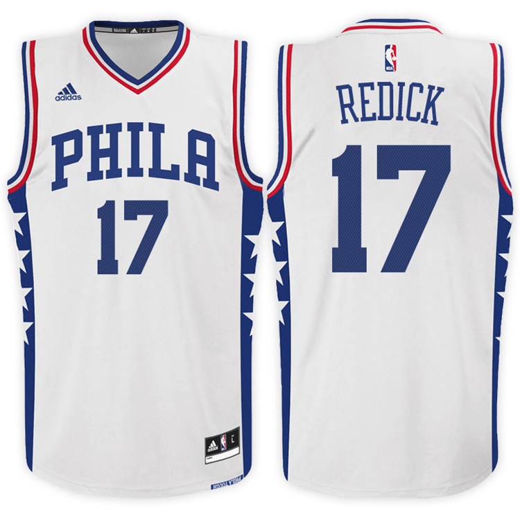 J.J. Redick Philadelphia 76ers #17 Home White New Swingman Jersey J.J. Redick Philadelphia 76ers #17 Home White New Swingman Jersey