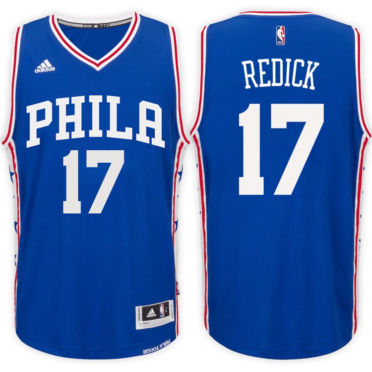 J.J. Redick Philadelphia 76ers #17 Road Blue New Swingman Jersey J.J. Redick Philadelphia 76ers #17 Road Blue New Swingman Jersey