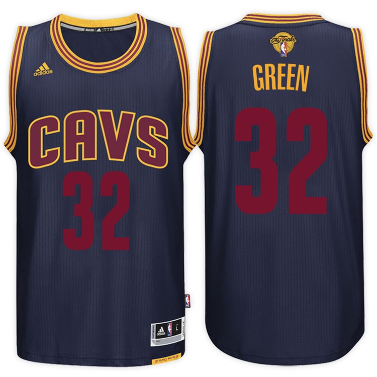 Jeff Green Cleveland Cavaliers #32 Alternate Navy New Swingman Jersey