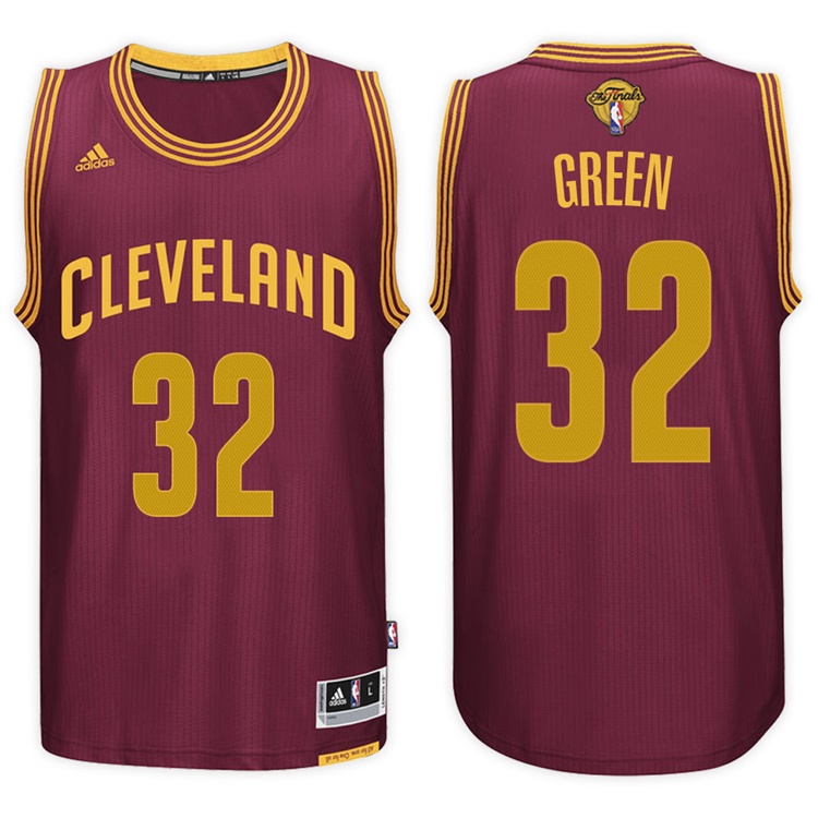 Jeff Green Cleveland Cavaliers #32 Road Maroon New Swingman Jersey Jeff Green Cleveland Cavaliers #32 Road Maroon New Swingman Jersey