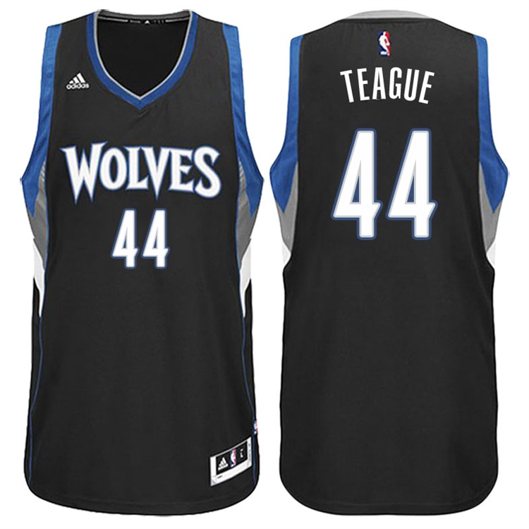 Jeff Teague Minnesota Timberwolves #44 Alternate Black New Swingman Jersey