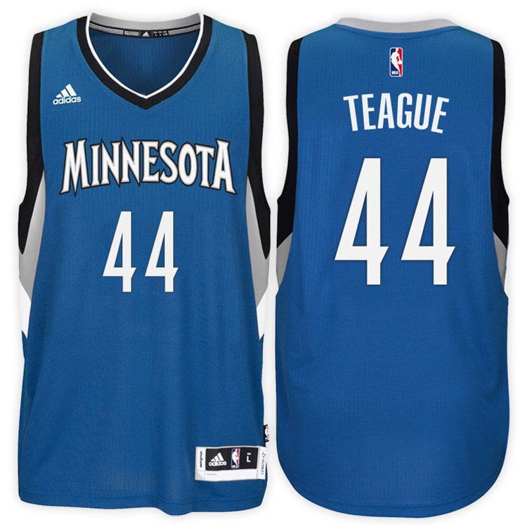 Jeff Teague Minnesota Timberwolves #44 Road Blue New Swingman Jersey