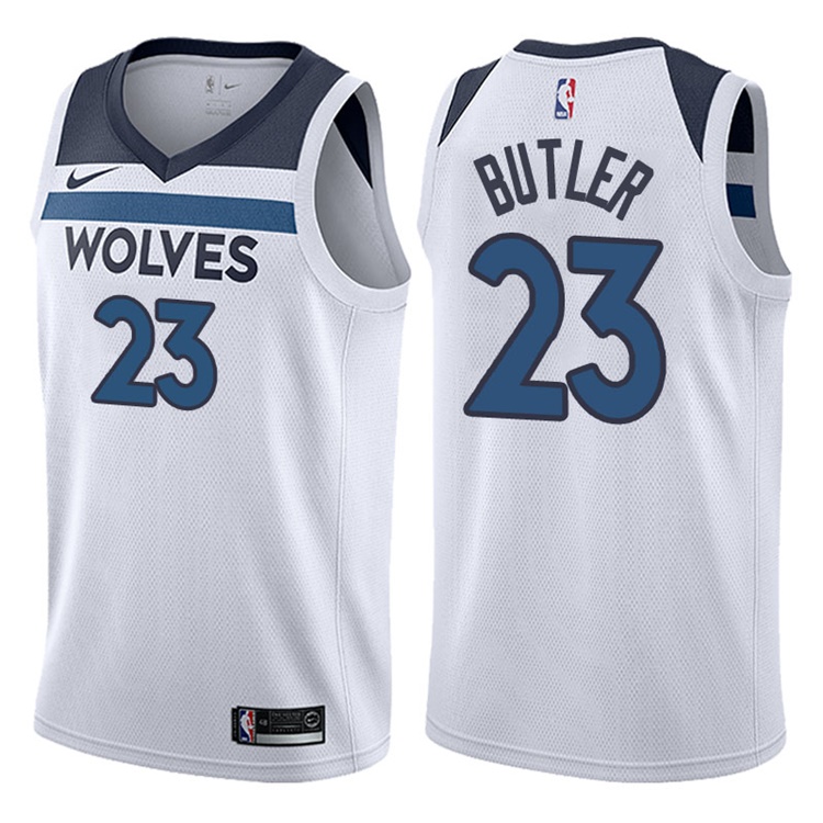 2017-18 Season Jimmy Butler Minnesota Timberwolves #23 Association White Swingman Jersey