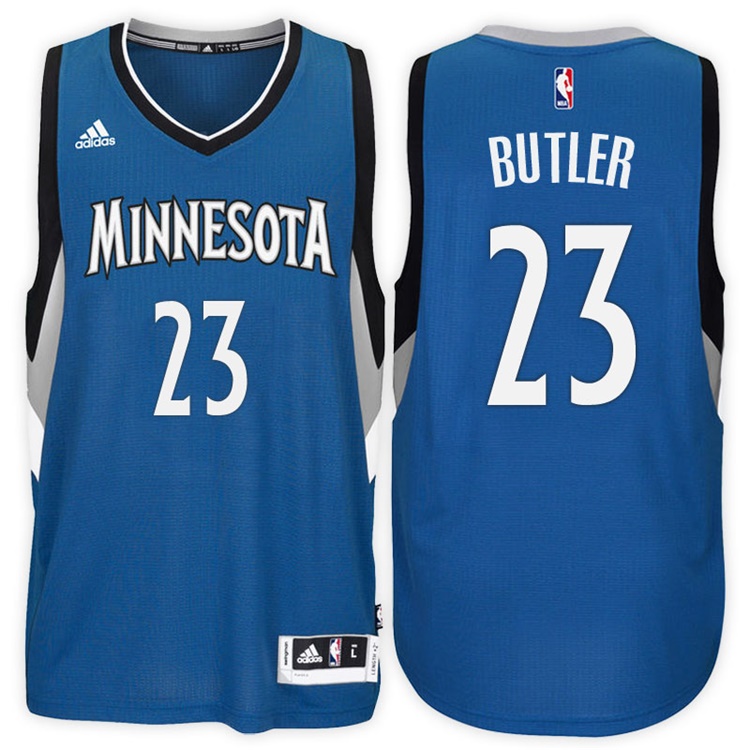 Jimmy Butler Minnesota Timberwolves #23 Road Blue New Swingman Jersey