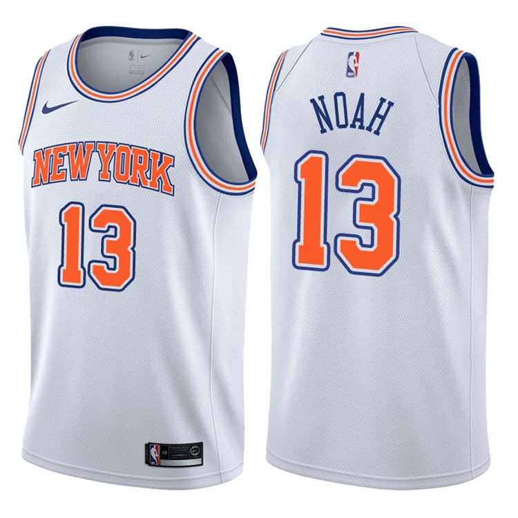 2017-18 Season Joakim Noah New York Knicks #13 Statement White Swingman Jersey 2017-18 Season Joakim Noah New York Knicks #13 Statement White Swingman Jersey