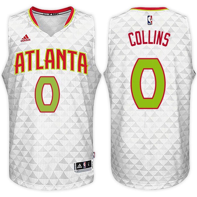 John Collins Atlanta Hawks #0 Home White New Swingman Jersey John Collins Atlanta Hawks #0 Home White New Swingman Jersey