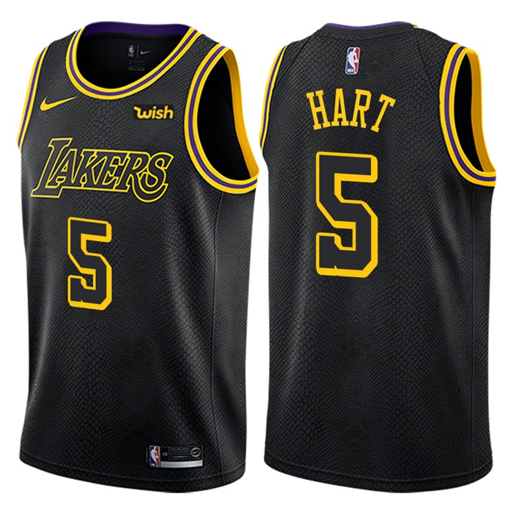 2017-18 Season Josh Hart Los Angeles Lakers #5 City Edition Black Swingman Jersey
