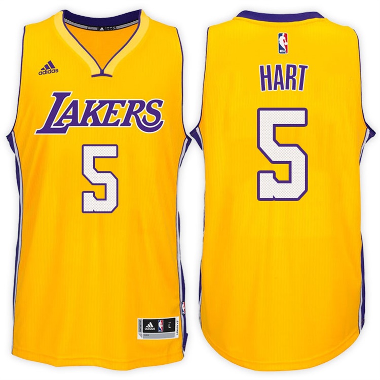 Josh Hart Los Angeles Lakers #5 Home Gold New Swingman Jersey