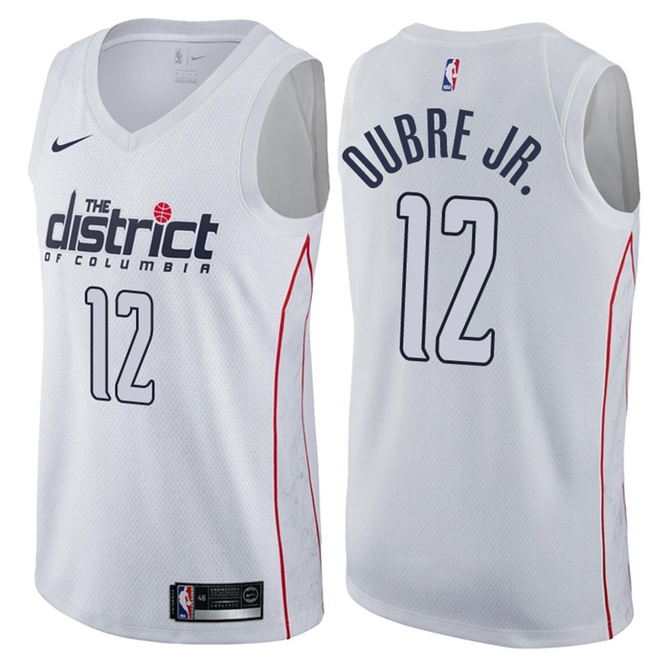 2017-18 Season Kelly Oubre Jr. Washington Wizards #12 City Edition White Swingman Jersey