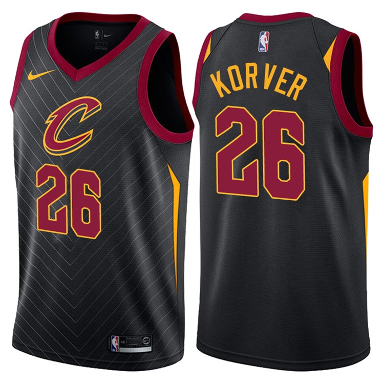 2017-18 Season Kyle Korver Cleveland Cavaliers #26 Statement Black Swingman Jersey 2017-18 Season Kyle Korver Cleveland Cavaliers #26 Statement Black Swingman Jersey