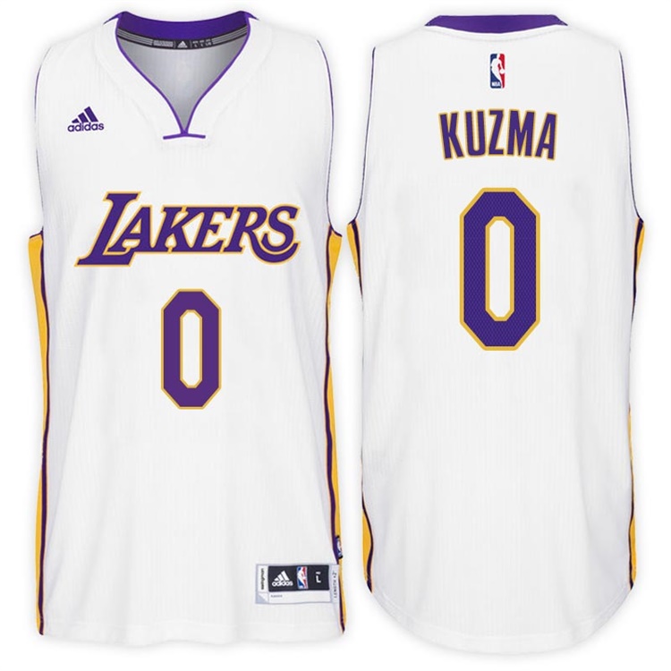 Kyle Kuzma Los Angeles Lakers #0 Alternate White New Swingman Jersey