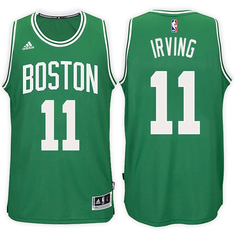 Kyrie Irving Boston Celtics #11 Road Green New Swingman Jersey