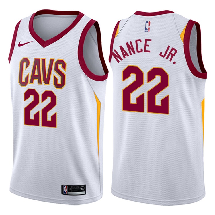 2017-18 Season Larry Nance Jr. Cleveland Cavaliers #22 Association White Swingman Jersey