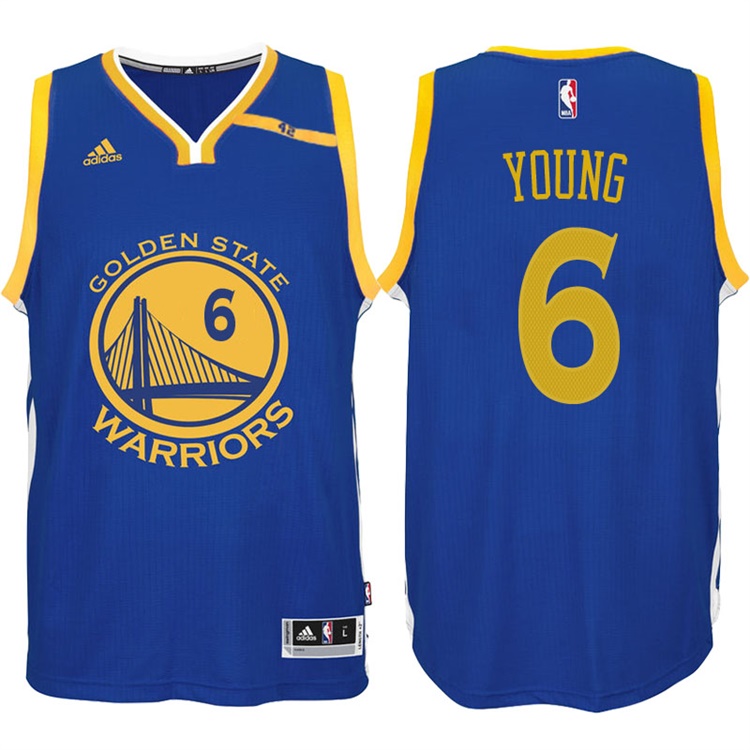 Nick Young Golden State Warriors #6 Road Blue New Swingman Jersey