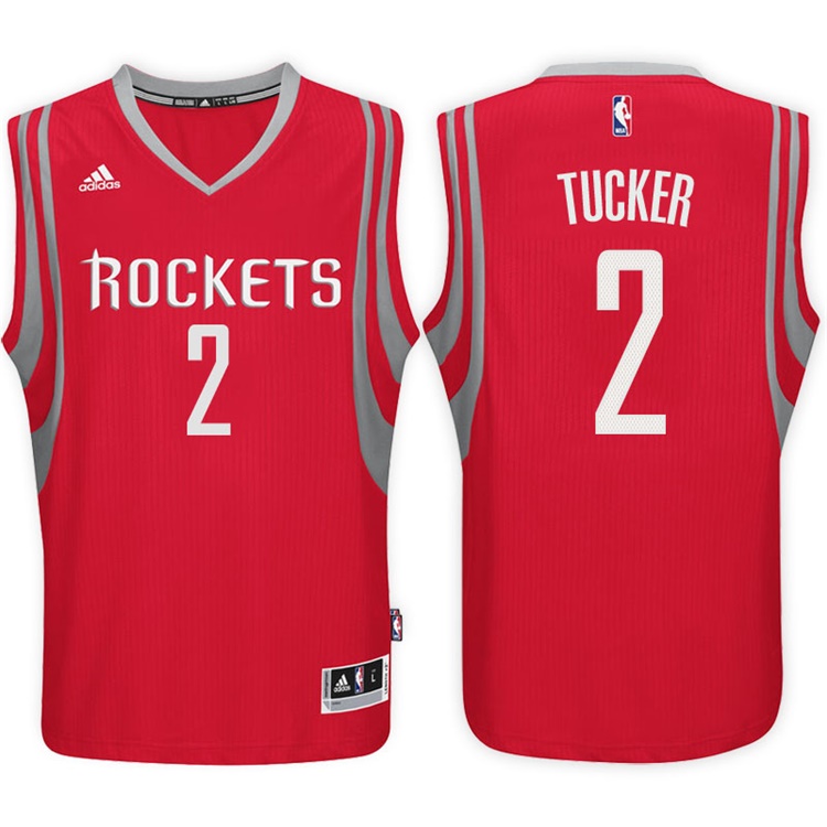 P.J. Tucker Houston Rockets #2 Road Red New Swingman Jersey