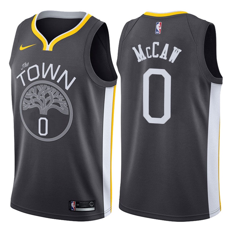 2017-18 Season Patrick McCaw Golden State Warriors #0 Statement Gray Swingman Jersey 2017-18 Season Patrick McCaw Golden State Warriors #0 Statement Gray Swingman Jersey