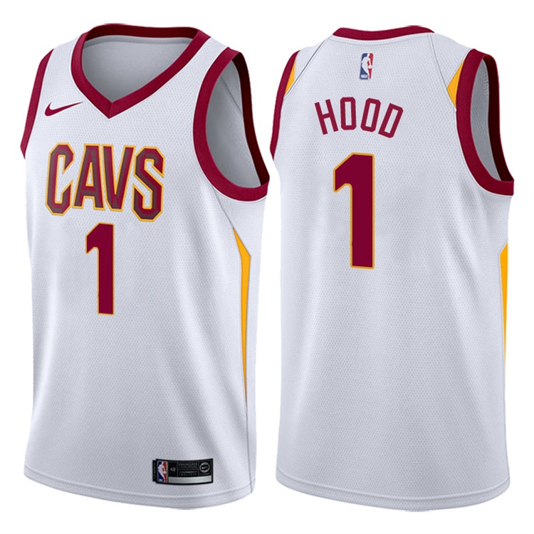 2017-18 Season Rodney Hood Cleveland Cavaliers #1 Association White Swingman Jersey